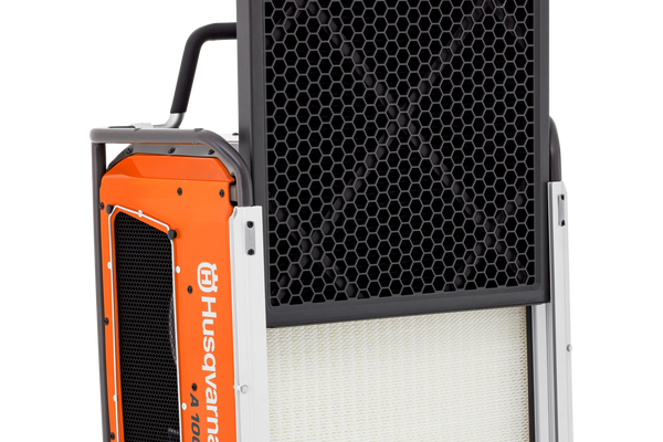 A 100 pre filter / HEPA filter access