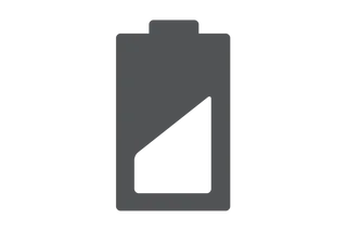 Battery icon dark grey Alt 2