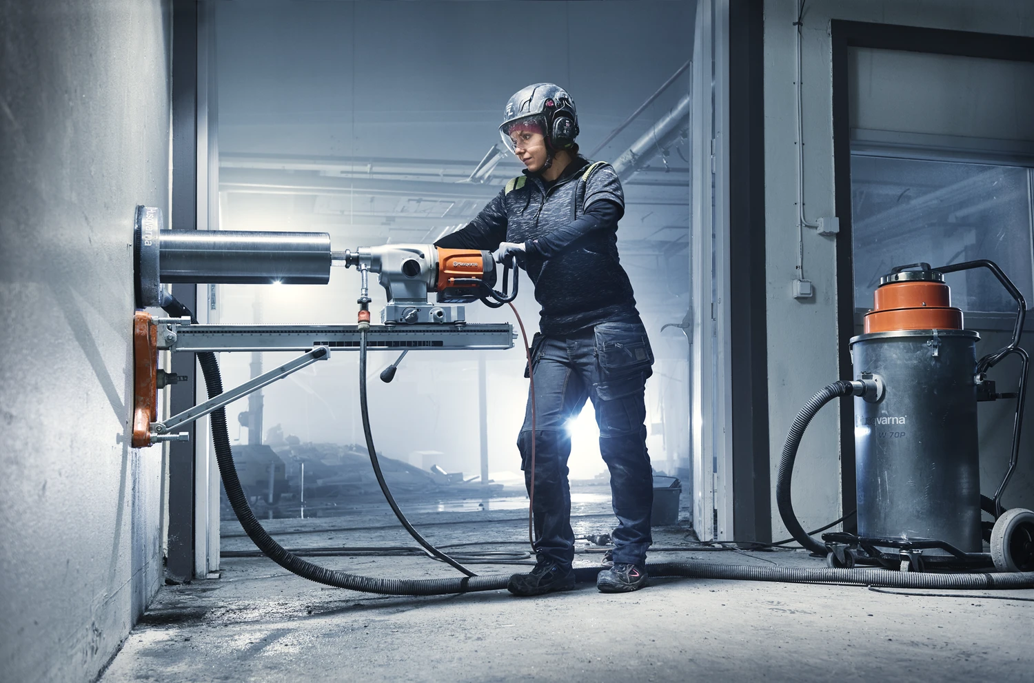 Easily assembled core drill stands | Husqvarna INT