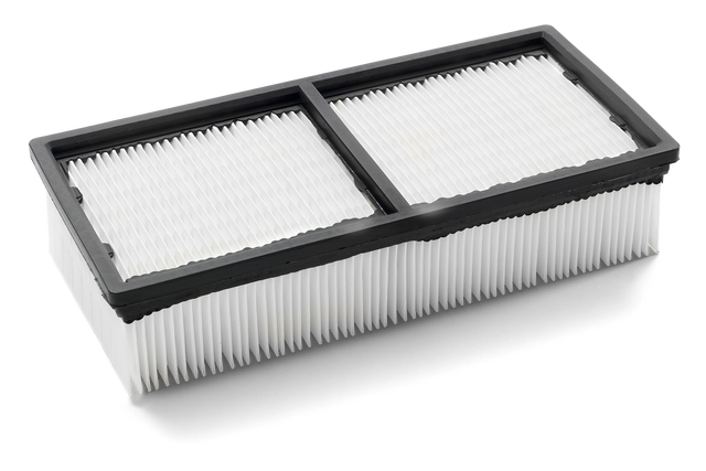Flat filter polyester