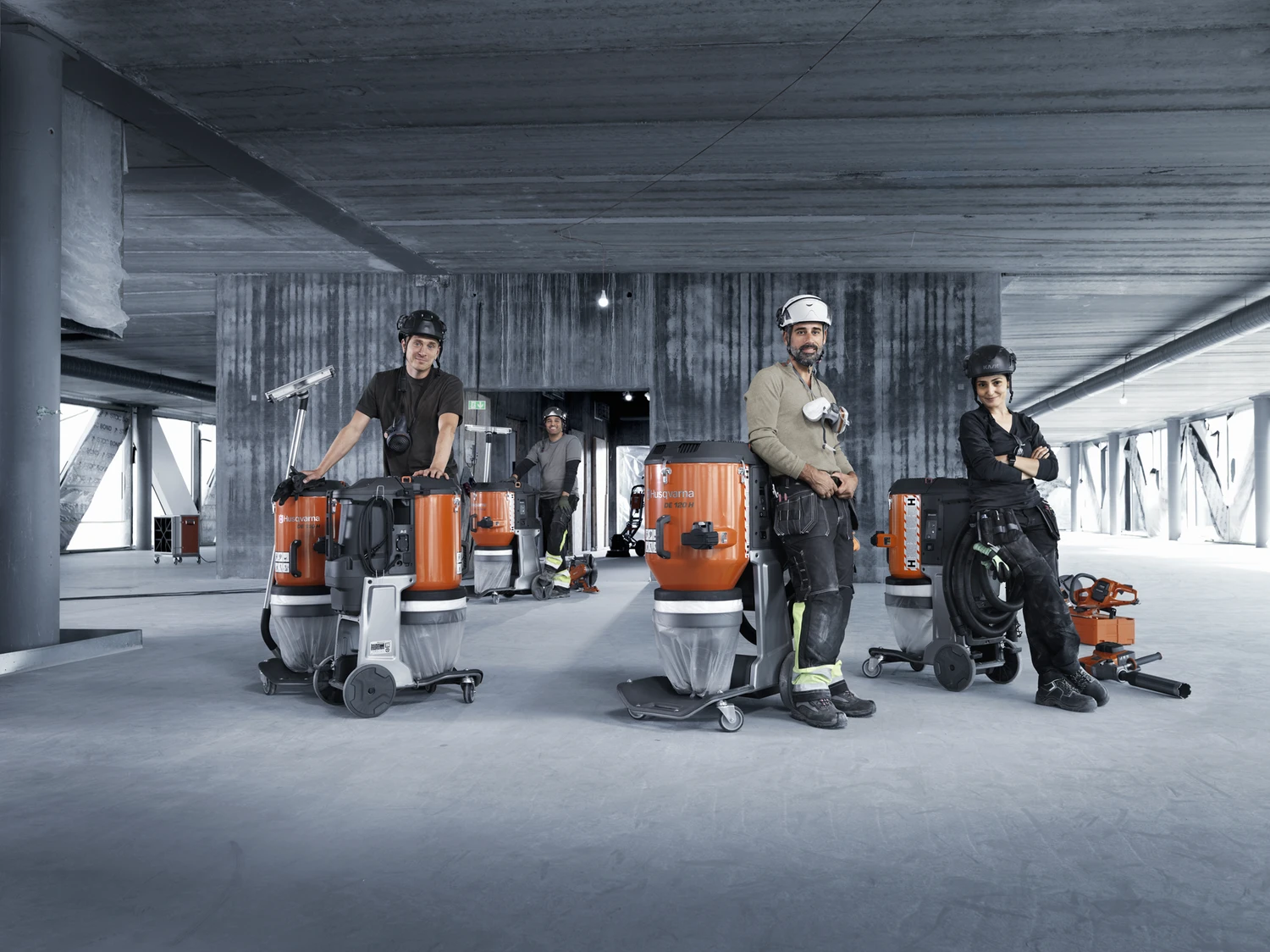 Husqvarna dust and slurry management equipment
