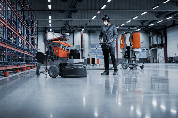 Concrete polishing