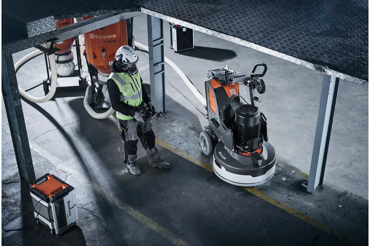 PG 8 XR, floor preparation