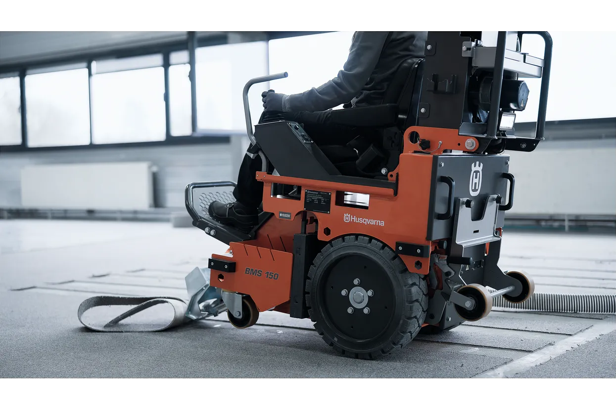 Surface preparation equipment closeup