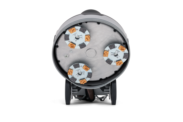 PG 8 S - Tilted View, grinding heads