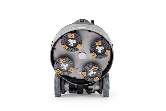 PG 8 XR - Tilted View, grinding head