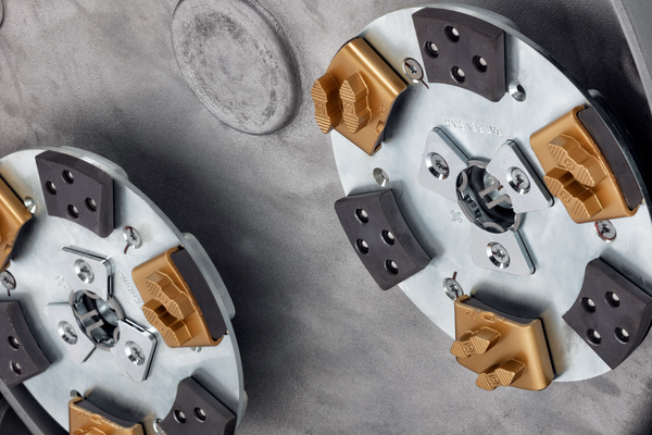PG 8 S - Grinding holder/disc, close up