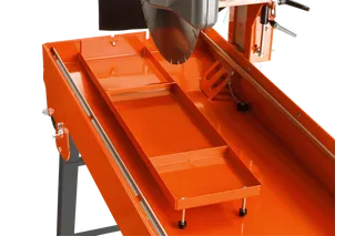 TS 400 F, slurry collector tray