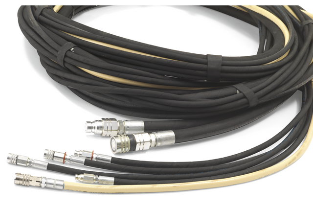 Hose set incl couplings 8m