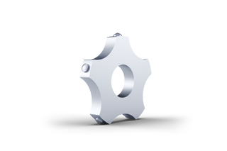 Tungsten Carbide tipped Cutter 5 pt. Ø16 × Ø44 × 6 mm