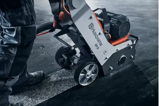 CP 9 scarifier - result on floor