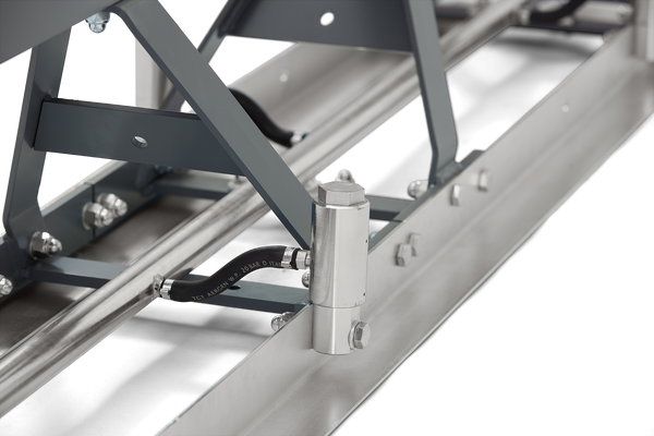 BT 90 P screed section, Piston vibrators