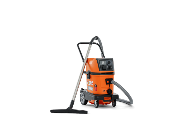 DE 35 H Front right with handle and hose