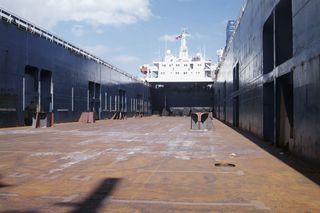 Steelblasting – Ship decks