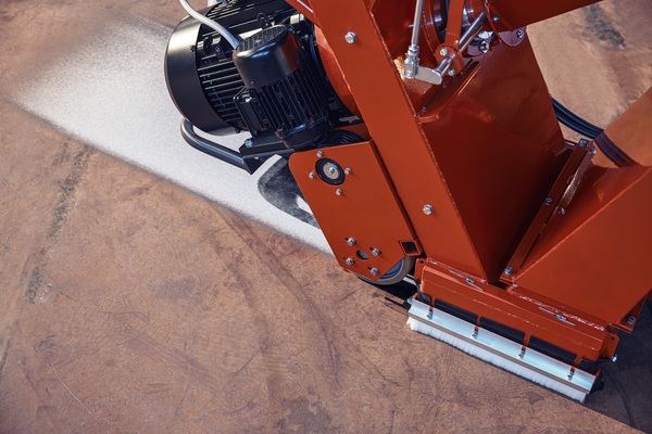 STEEL BLASTING - CLOSE UP RESULT