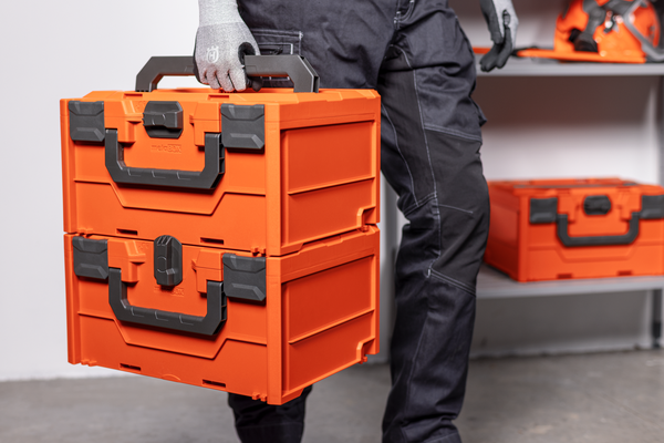 Battery box, Praticle lid handle